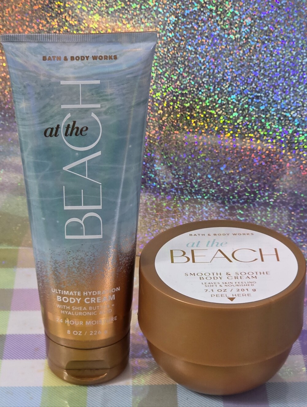 Bath & Body Works At The Beach Body Cream Set NEW